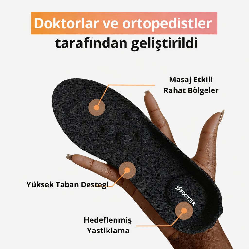 Footstr™ – İç Taban Ortopedik Ark Destekli