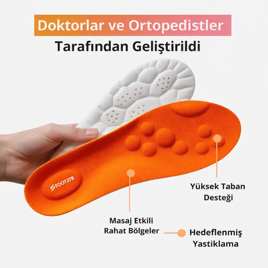Footstr™ – İç Taban Ortopedik Ark Destekli
