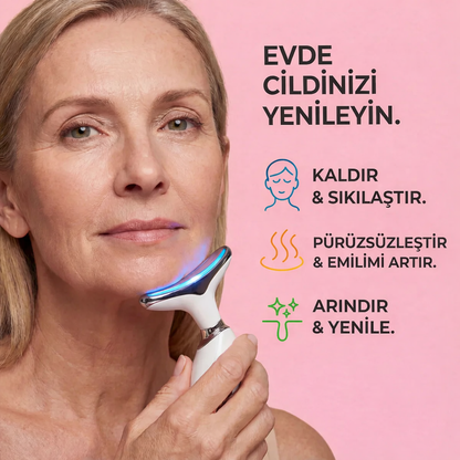 7’si 1 Arada LED Yüz Şekillendirici