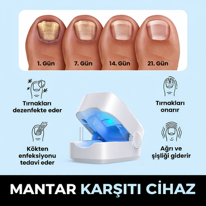 Profesyonel Tırnak Mantarı Tedavi Cihazı – Evde Kolay Kullanım
