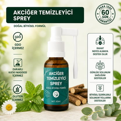 Akciğer Temizleme Spreyi Her Nefeste Ferahlığı Hissedin