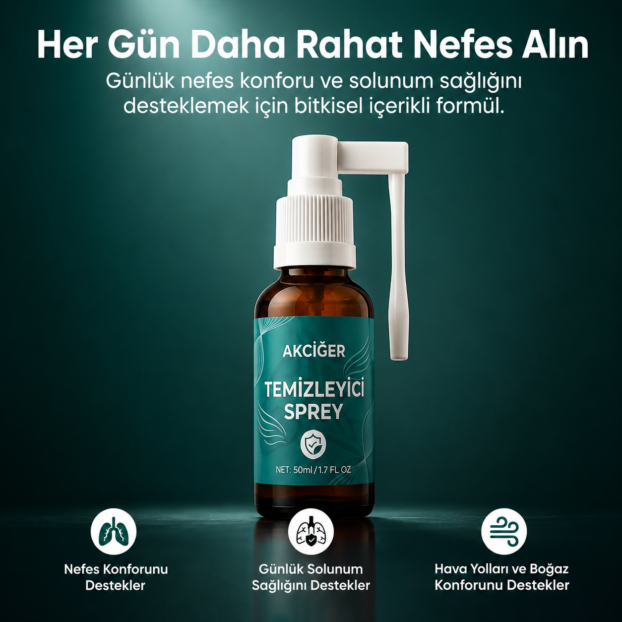 Akciğer Temizleme Spreyi Her Nefeste Ferahlığı Hissedin