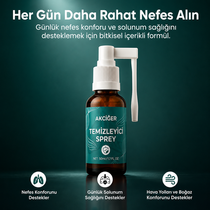 Akciğer Temizleme Spreyi Her Nefeste Ferahlığı Hissedin
