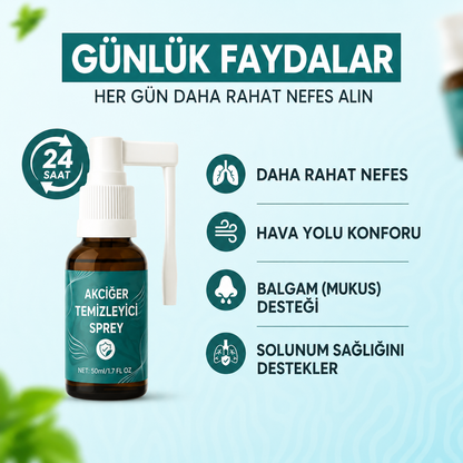 Akciğer Temizleme Spreyi Her Nefeste Ferahlığı Hissedin