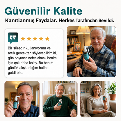 Akciğer Temizleme Spreyi Her Nefeste Ferahlığı Hissedin